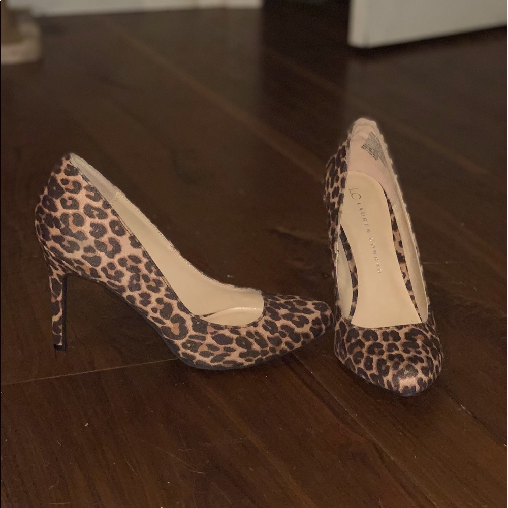 LC leopard print heels